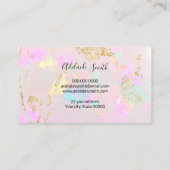 Kundenkarte Visitenkarte (Rückseite)