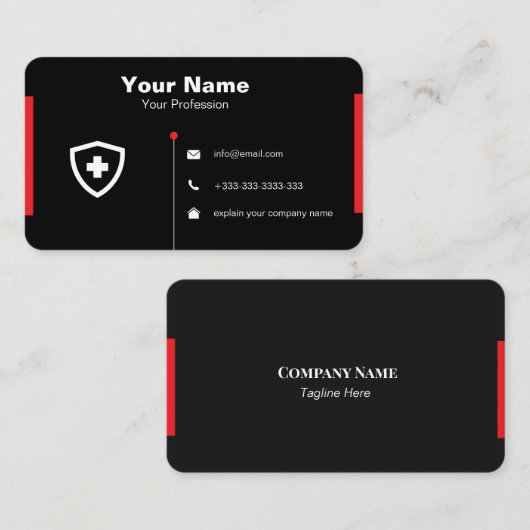 Kundenkarte Visitenkarte (Vorne/Hinten)