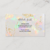 Kundenkarte Visitenkarte (Rückseite)