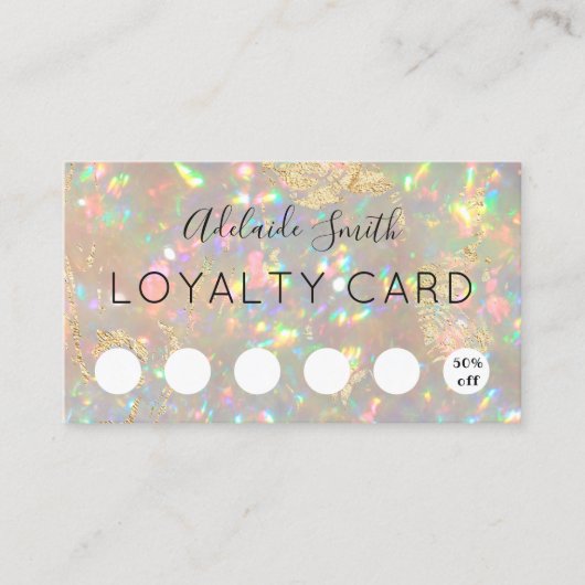 Kundenkarte Visitenkarte (Vorderseite)