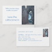 KUNDENKARTEN/ "WENN EINE TÜR ÖFFNET" VISITENKARTE (Vorne/Hinten)