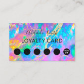 Kundenkartenfeueropal-Edelstein Visitenkarte (Vorderseite)