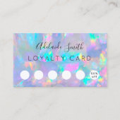 Kundenkartenstein Visitenkarte (Vorderseite)