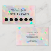 Kundenkartenstein Visitenkarte (Vorne/Hinten)