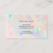 Kundenkartenstein Visitenkarte (Rückseite)