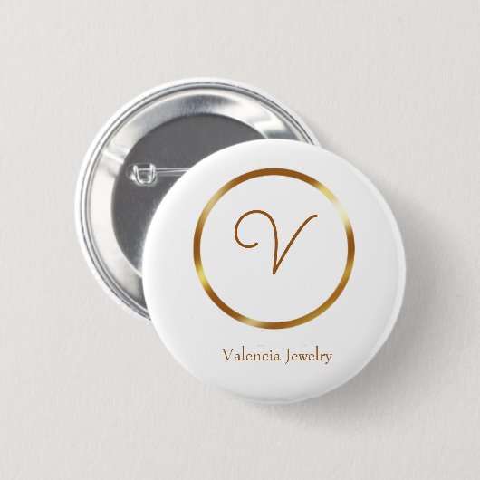 Kundenlogo für vergoldetes Gold Button (Vorne & Hinten)