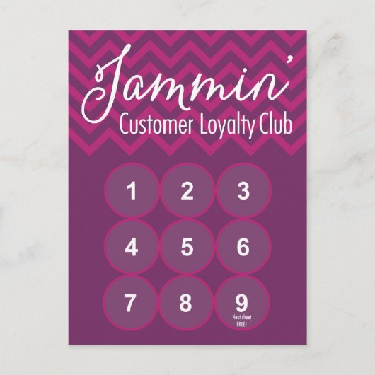 Kundenloyalty Postcard Postkarte (Vorderseite)