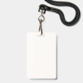 Kundenname Abzeichen-Logo Ausweis (Rückseite mit Lanyard)