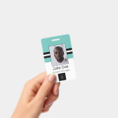 Kundenname, Foto, Bar, Logo Ausweis (Handheld)