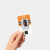 Kundenname, Foto, Bar, Logo Ausweis (Handheld)