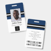 Kundenname, Foto, Bar, Logo Ausweis (Vorder- & Rückseite)