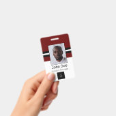 Kundenname, Foto, Bar, Logo Ausweis (Handheld)