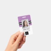 Kundenname, Foto, Bar, Logo Ausweis (Handheld)