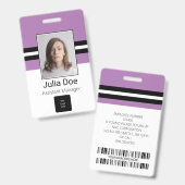 Kundenname, Foto, Bar, Logo Ausweis (Vorder- & Rückseite)