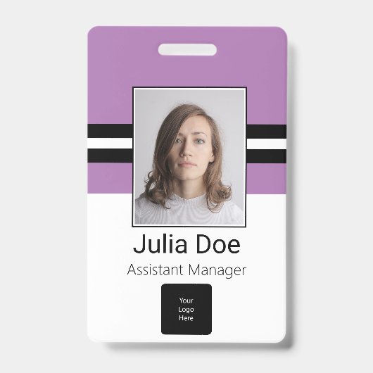 Kundenname, Foto, Bar, Logo Ausweis (Vorderseite)