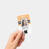 Kundenname, Foto, Bar, Logo Ausweis (Handheld)