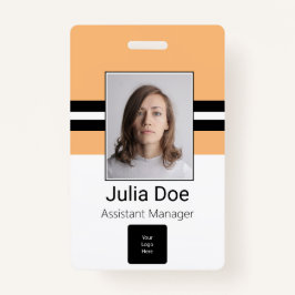 Kundenname, Foto, Bar, Logo Ausweis