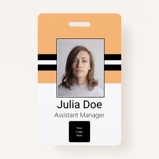 Kundenname, Foto, Bar, Logo Ausweis (Vorderseite)