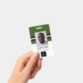 Kundenname, Foto, Bar, Logo Ausweis (Handheld)