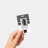 Kundenname, Foto, Bar, Logo Ausweis (Handheld)