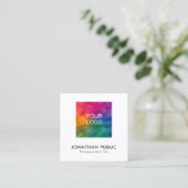 Kundenname QR-Code Firmenlogo Telefonnummerkarte (Stehend Vorderseite)