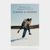 Kundenorientiertes Foto der Anwenderpartei Moderne Acrylschild (Vorderseite)