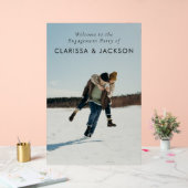 Kundenorientiertes Foto der Anwenderpartei Moderne Acrylschild (Hochzeit)