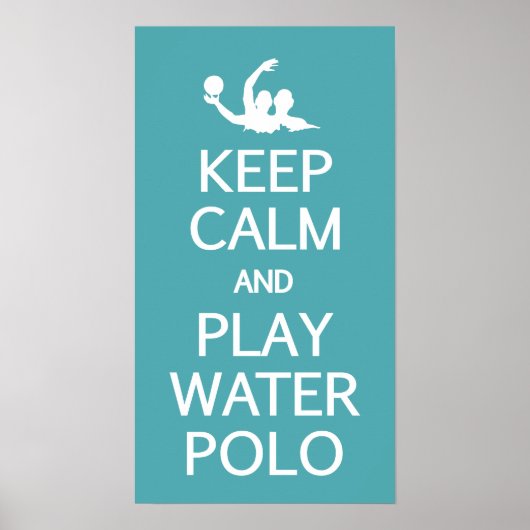 Kundenposter behalt Calm & Play Water Polo Poster (Vorne)