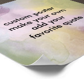 Kundenposter erstellen Sie Ihr eigenes Angebot Poster (Ecke)