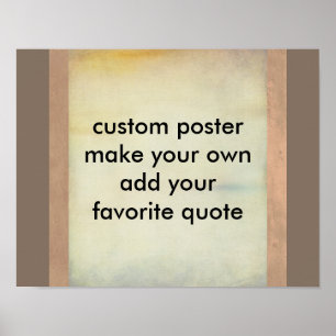 Kundenposter erstellen Sie Ihr eigenes Angebot Poster