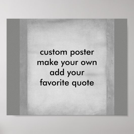 Kundenposter erstellen Sie Ihr eigenes Angebot Poster (Vorne)