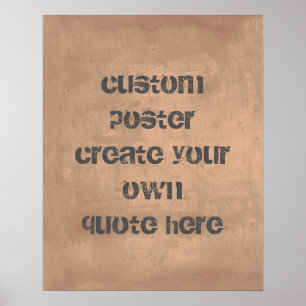 Kundenposter fügen Sie Ihr eigenes Angebot hinzu Poster