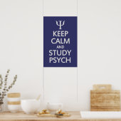 Kundenposter von Calm & Study Psych behalten Poster (Küche)