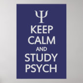 Kundenposter von Calm & Study Psych behalten Poster (Vorne)