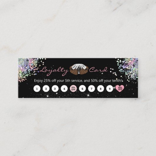 Kundenrabatt Treuekarte (Vorderseite)