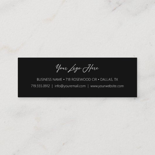 Kundenrabatt Treuekarte (Rückseite)