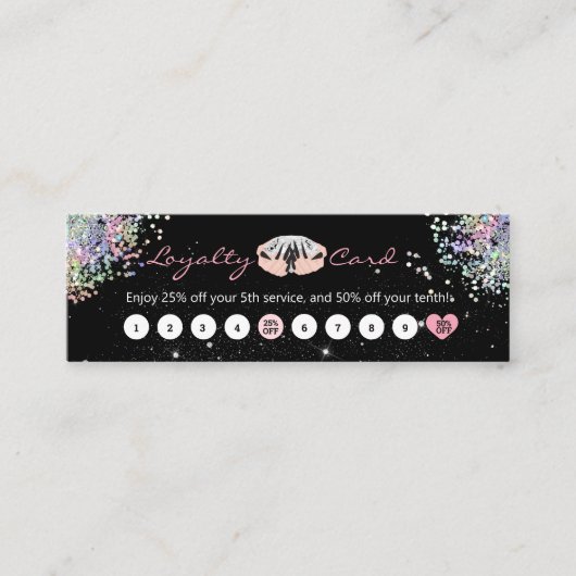 Kundenrabatt Treuekarte (Vorderseite)