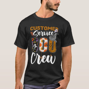Kundenservice Boo Crew Halloween passende Spezial T-Shirt