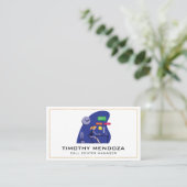 Kundenservice | Call Center Visitenkarte (Stehend Vorderseite)