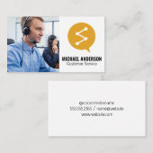 Kundenservice | Call Center Visitenkarte (Vorne/Hinten)