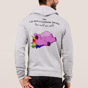 Kundenservice-Einhorn Hoodie