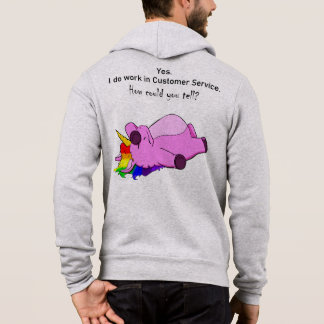 Kundenservice-Einhorn Hoodie