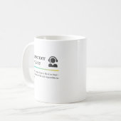 Kundenservice Kaffeetasse (Vorderseite Links)