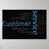 Kundenservice Poster (Vorne)