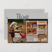 Kundenservice Postkarte (Vorne/Hinten)