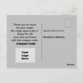 Kundenservice Postkarte (Rückseite)