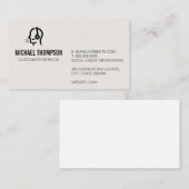 Kundenservice-Rep-Logo Visitenkarte (Vorne/Hinten)