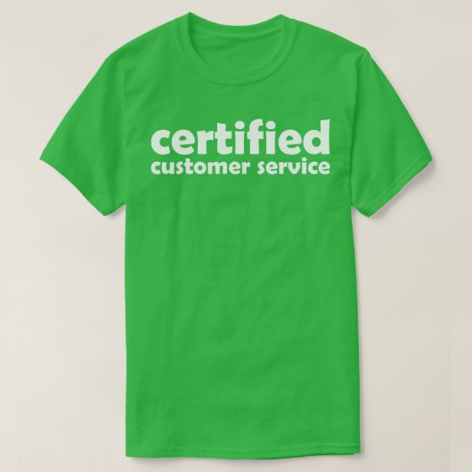 Kundenservice T-Shirt (Design vorne)