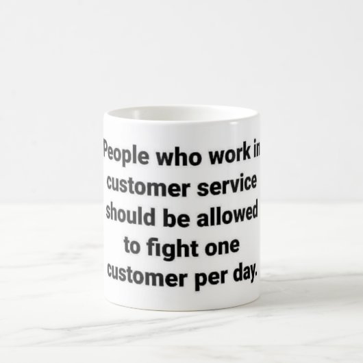 Kundenservice Tipps mit Ihrem morgendlichen Kaffee Kaffeetasse (Mittel)