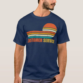 Kundenservice Vintag Retro T-Shirt